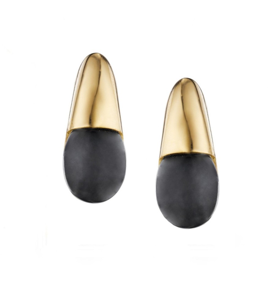 Jewellery Faraone Mennella  | Goccioline Collection Earrings - Black Onyx